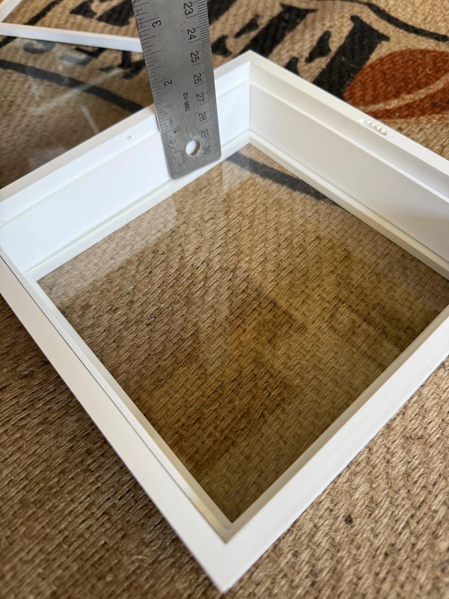 DOUBLE GLASS Shadow box Frames, FRAME ONLY Insect and Butterfly Display Floating Frame