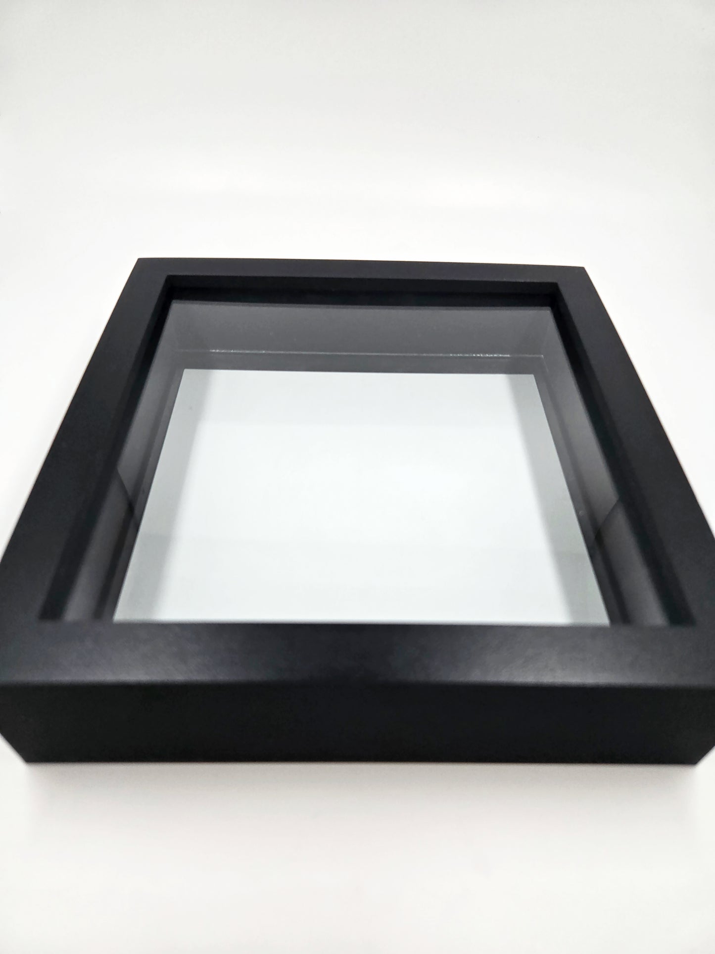 DOUBLE GLASS Shadow box Frames, FRAME ONLY Insect and Butterfly Display Floating Frame