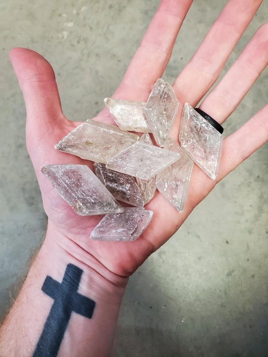 VINTAGE Selenite Crystals!  Real Gypsum Stones from 1950's! - Natural Curiosities, Curio Cabinet, Insect Gothic Witchy Cottagecore, Unique,