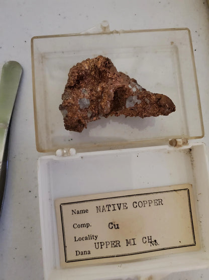 Genuine Native Copper Specimen Real Authentic Mineral and Stone Specimen