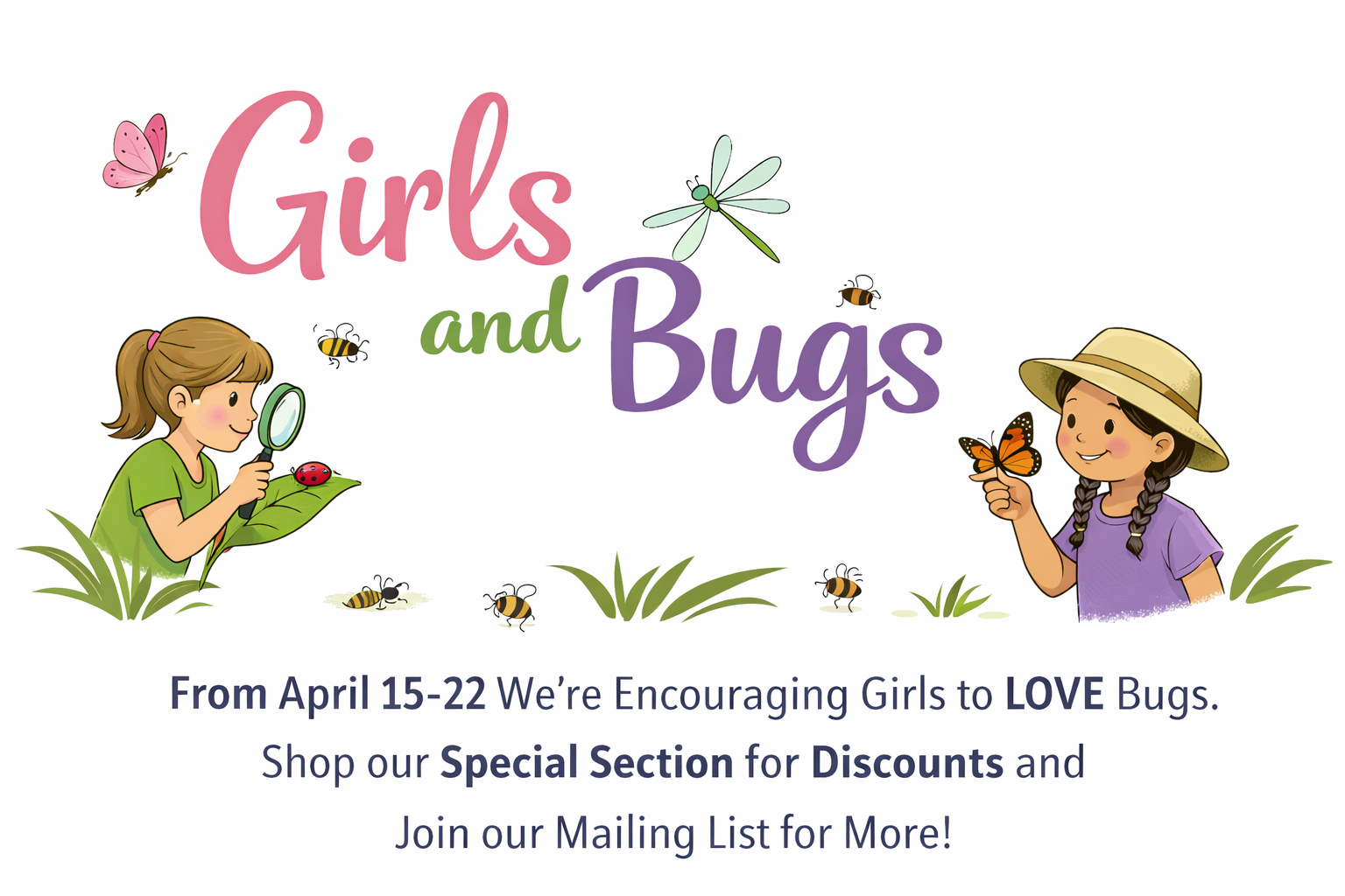 Encouraging Girls to Love Bugs