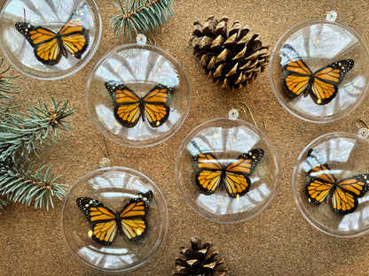 REAL Butterfly Christmas Tree Ornaments