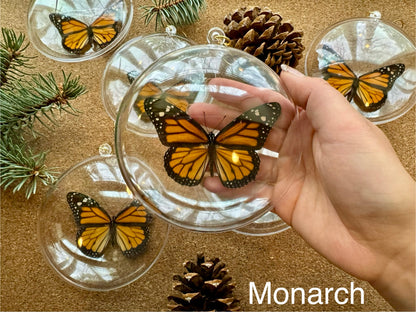 REAL Butterfly Christmas Tree Ornaments