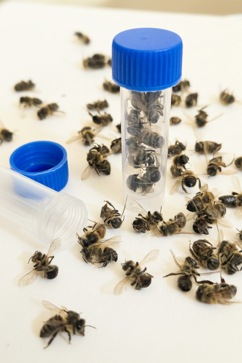 Real Honey Bees! NATURAL DEATH!